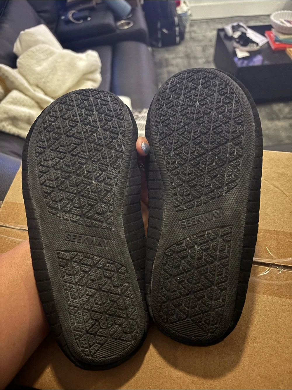 Amazon Black Women's Slip-On Winter Booties